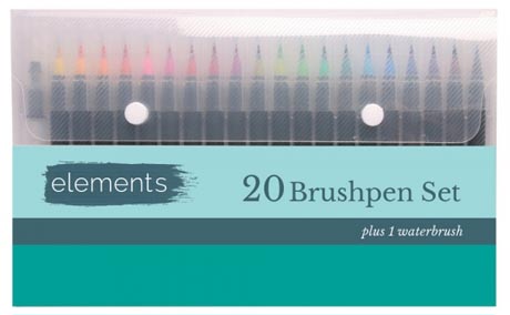 Elements 21 Brushpen Set