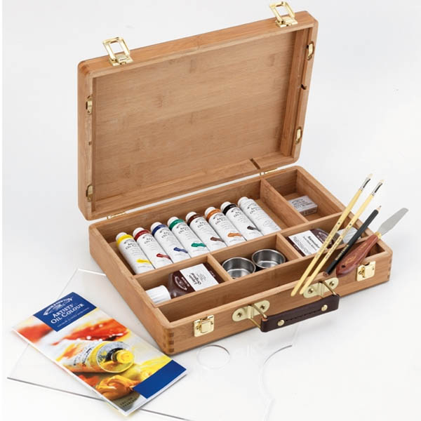 W&N Professional Oil Bamboo Box Set