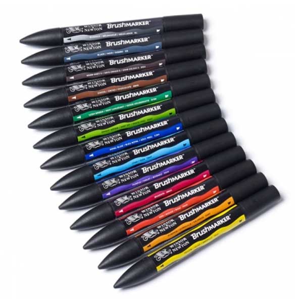 BrushMarkers Winsor and Newton pk12