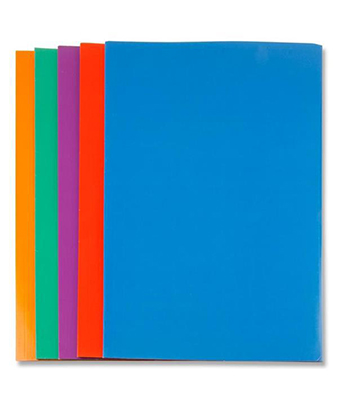 Coloured Cardboard Folders
