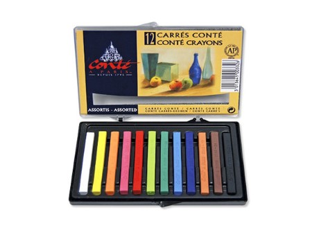 Conte Carre Crayons 12's