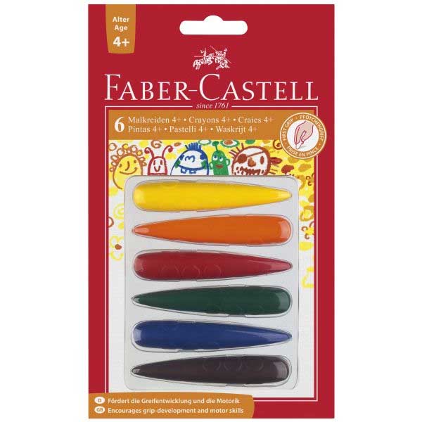 Faber Castell Crayon Finger 6-Pack