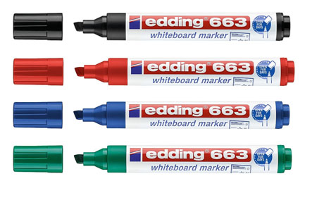 Edding Whiteboard Makers 663 Chisel pk 10