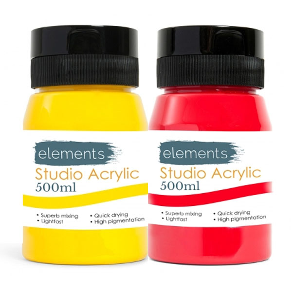Elements Acrylic Paint 500ml
