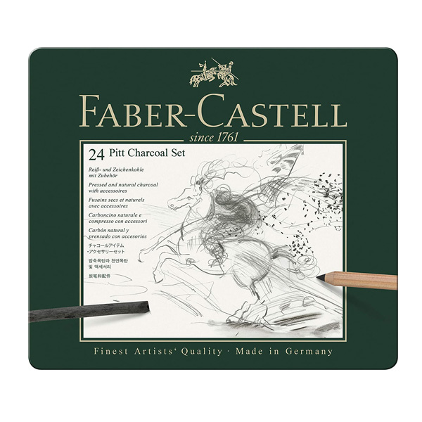 Faber Castell Pitt Charcoal Set 24pk
