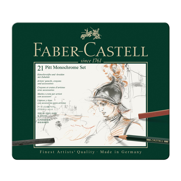 Faber Castell Pitt Monochrome Set 21pk