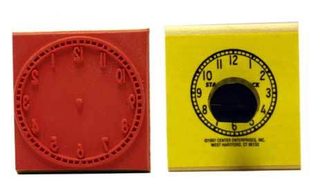Analogue Clock Stamp