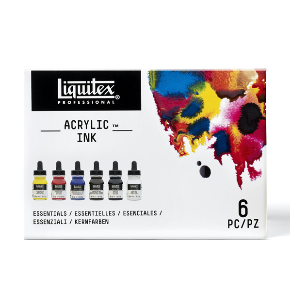 Liquitex Professional Acrylic Ink Essentials Set of 6