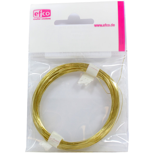 Metallic Wire Gold 0.4mm x 20m