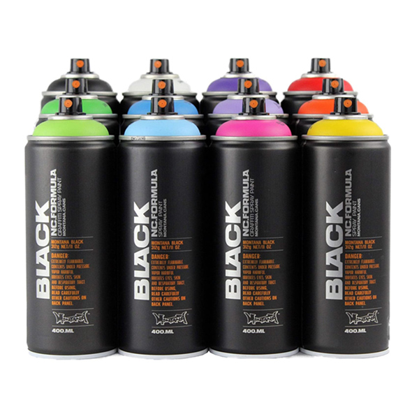 Montana Spray Paint Black 400ml