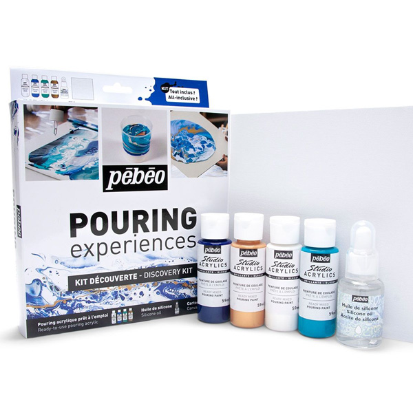 Pebeo Acrylic Pouring Experiences Discovery Kit