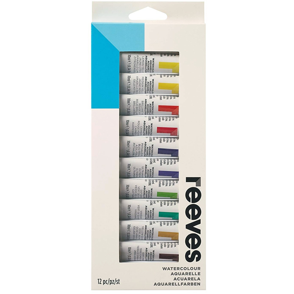 Reeves Watercolour Tube Set of 12
