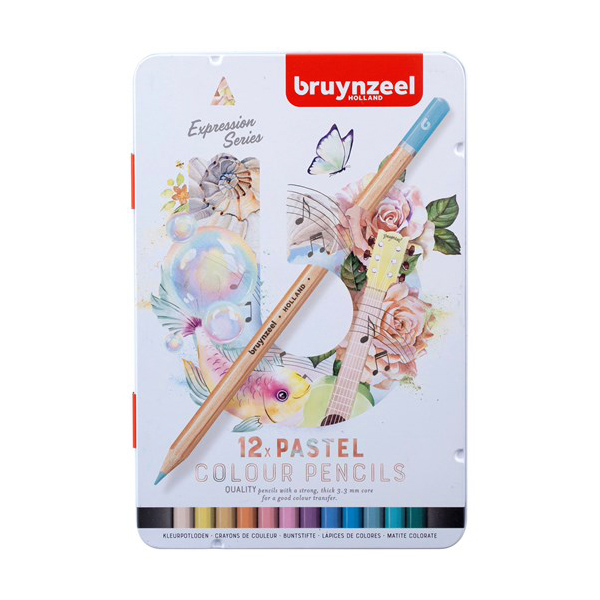 Bruynzeel Expression Pastel Colour Pencils 12pk
