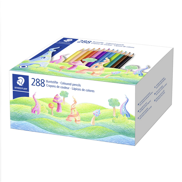 Staedtler Wood Free Colouring Pencils 288 pk 