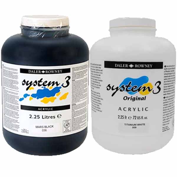 System 3 Acrylic Paint 2.25ltr