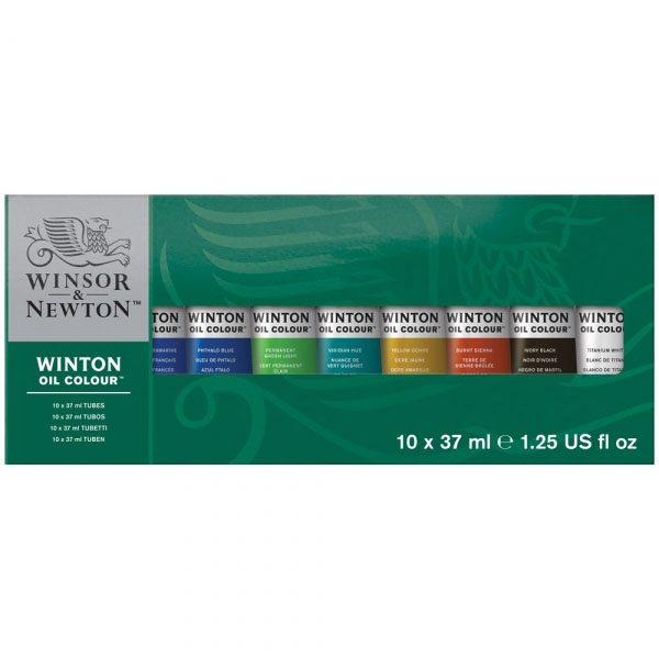 Winton Oil Colour Tube Set 10x37ml