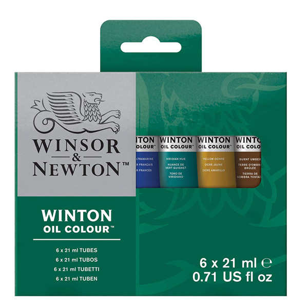 Winsor & Newton Winton Oil Set 6 x 21ml